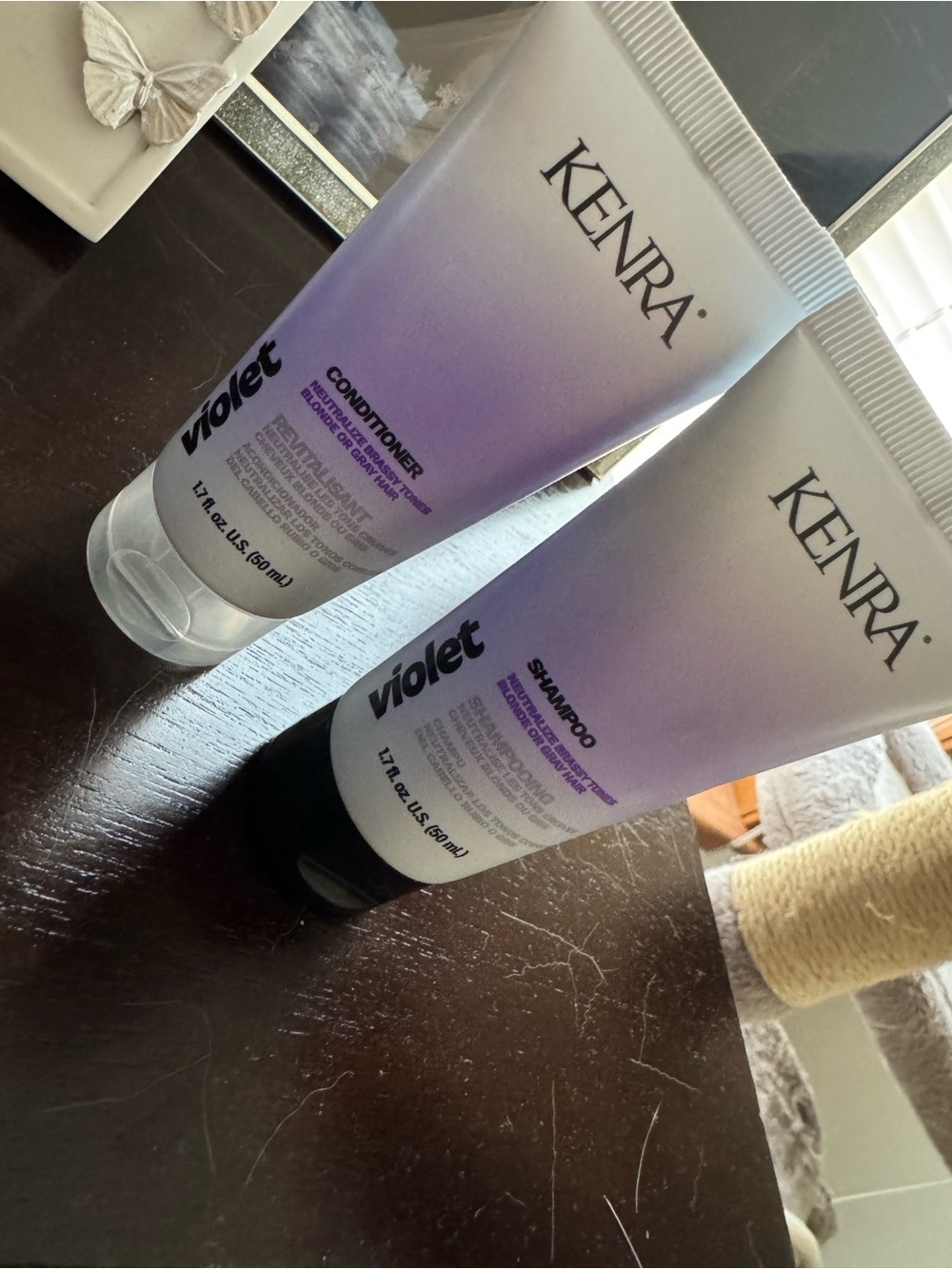 Kenra Violet Shampoo & Conditioner Set - Purple Gradient Bottles